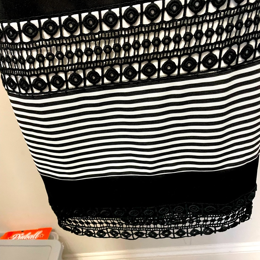 Giana bini black and white dress